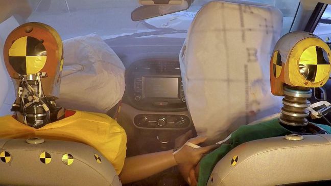 Primer sistema de Airbag de colisión múltiple presentado por Hyundai