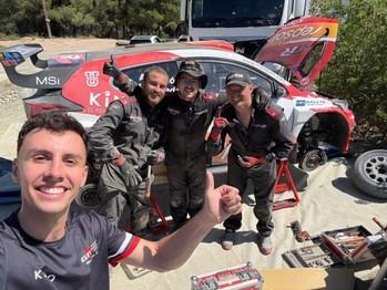 Cachón y Rozada se preparan para el exigente Rally Acrópolis en Grecia